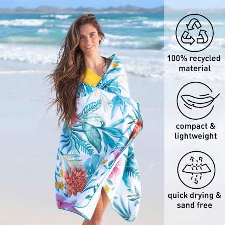 Handtuch Mikrofaser tropical keine Marke