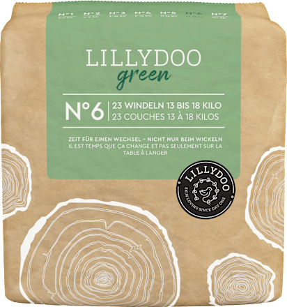 Windeln green Gr. 6 (13-18 kg) Lillydoo green