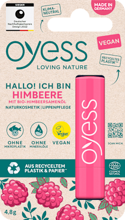 Lipenpflege Himbeere Vegan oyess