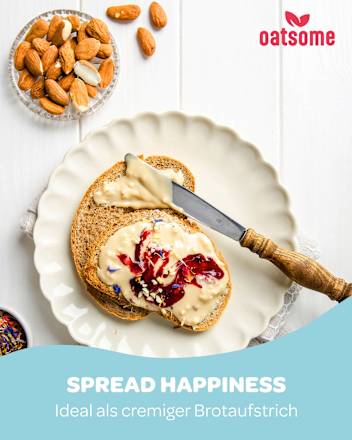 Mandelmus, "Sunny Coco" Feelgood Spreads, Mandel Kokos oatsome