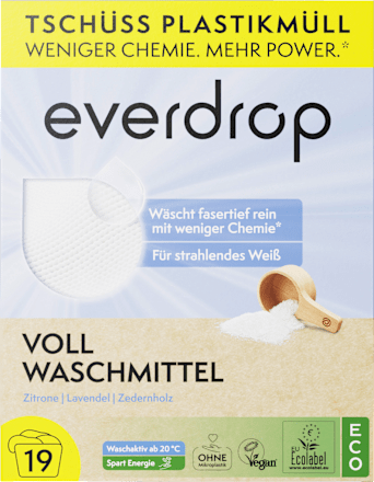 Vollwaschmittel Pulver everdrop