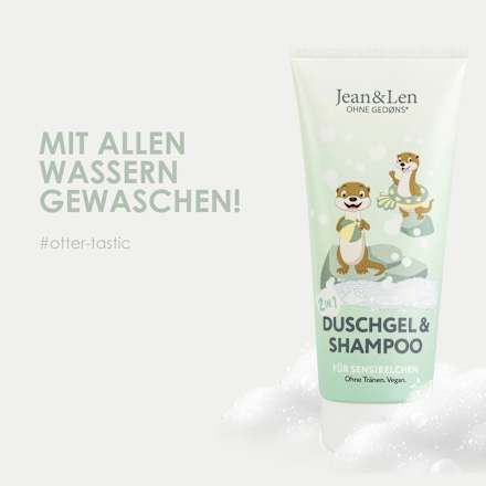 Kinder Dusche & Shampoo 2in1  Sensibelchen Jean&Len