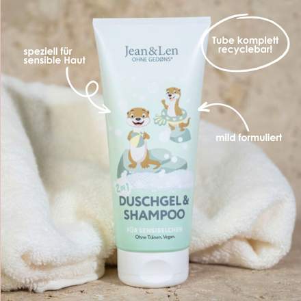 Kinder Dusche & Shampoo 2in1  Sensibelchen Jean&Len