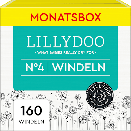 Windeln Gr. 4 (9-14 kg), Monatsbox Lillydoo