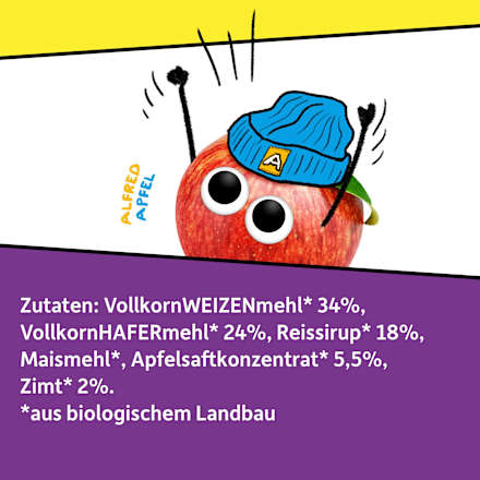 Kindermüsli Apfel-Zimt-Kugeln, ab 3 Jahren Freche Freunde