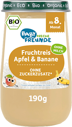 Fruchtreis Banane & Apfel ab 8 Monaten  Freche Freunde