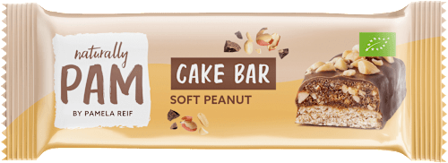 Haferriegel Cake Bar Soft Peanut Naturally PAM