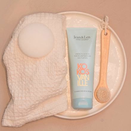 Duschgel Creme-Öl Kokos & Vanille Jean&Len