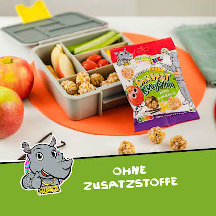 Kindersnack Knusperkugeln Apfel & Vanille Freche Freunde