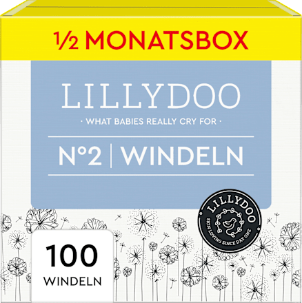 Windeln Gr. 2 (4-8 kg), Halbmonatsbox Lillydoo