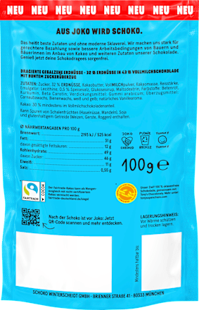 Erdnüsse schokoliert gesalzen JOKOLADE