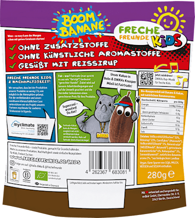 Kindermüsli Knuspermüsli Banane & Kakao Freche Freunde