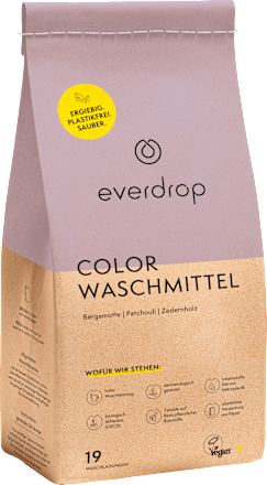 Colorwaschmittel Pulver everdrop