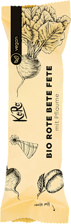 Fruchtriegel Rote Bete Fete mit Pflaume KoRo