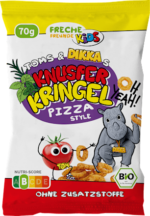 Kindersnack Knusper Kringel Pizza Style Freche Freunde