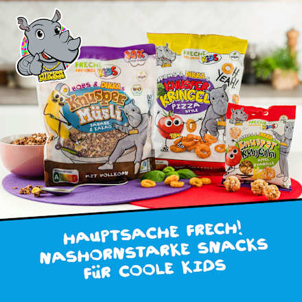 Kindersnack Knusper Kringel Pizza Style Freche Freunde
