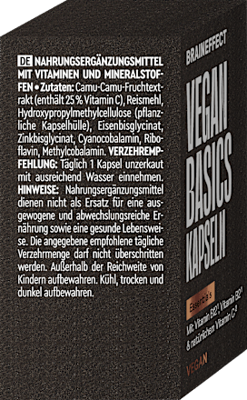 Vegan Basic Kapseln 45 St BRAINEFFECT
