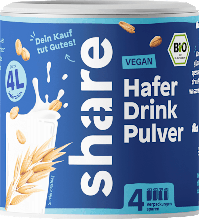 Haferdrink Pulver Konzentrat Natur share