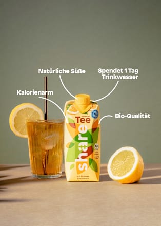 Teegetränk, Schwarztee mit Zitrone share