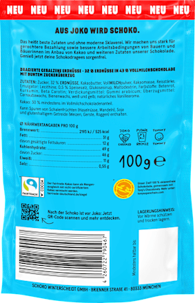 Erdnüsse schokoliert gesalzen JOKOLADE