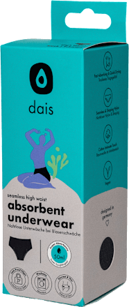 Blasenschwäche Unterwäsche schwarz, Größe M dais