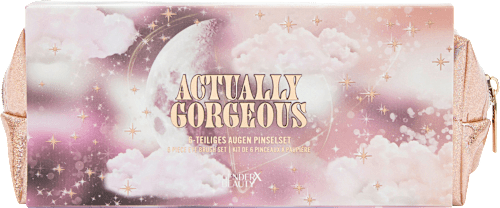 Pinselset Actually Gorgeous 6tlg mit Kosmetiktasche  Gender X Beauty