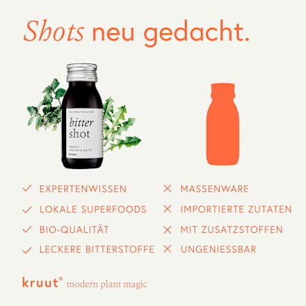 Bitter Wildkräuter-Shot kruut