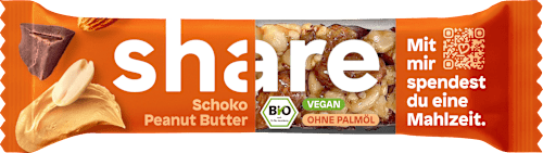 Nussriegel, Schoko Peanutbutter share