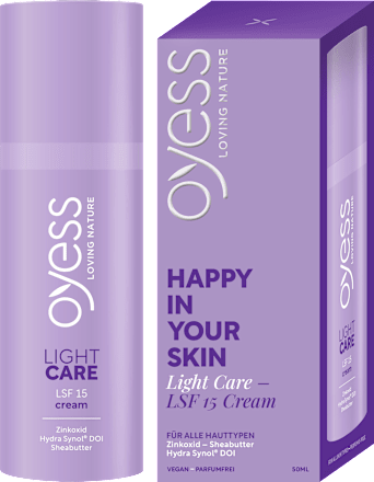 Gesichtscreme loving nature light care oyess