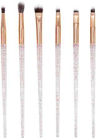 Pinselset Actually Gorgeous 6tlg mit Kosmetiktasche  Gender X Beauty