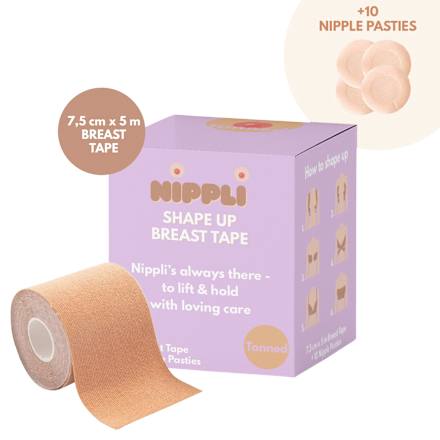 Brust Tape Tanned + Nippelcover NIPPLI EUROPE GmbH
