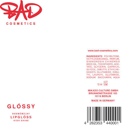 Lipgloss Glóssy Bad Cosmetics