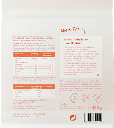 Kollagen Plus Pulver Glow25