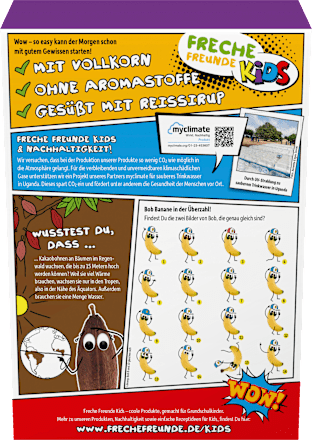 Kindermüsli Schoko Chips Kakao & Banane, ab 3 Jahren Freche Freunde