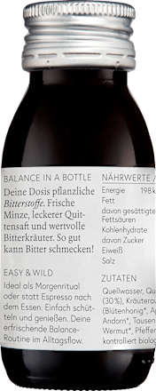 Bitter Wildkräuter-Shot kruut