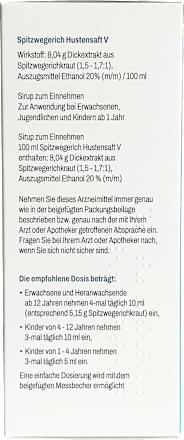 Spitzwegerich Hustensirup  BlumenBerg