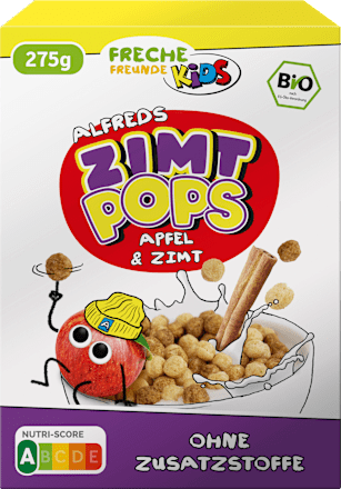 Kindermüsli Apfel-Zimt-Kugeln, ab 3 Jahren Freche Freunde