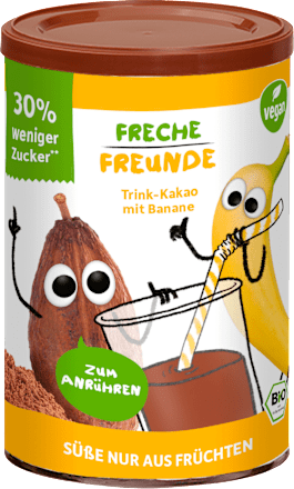 Kakaopulver, Trink-Kakao mit Banane  Freche Freunde