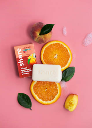 Seifenstück Pfirsich & Orange share