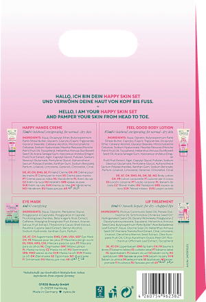 Geschenkset Happy Skin 4tlg oyess