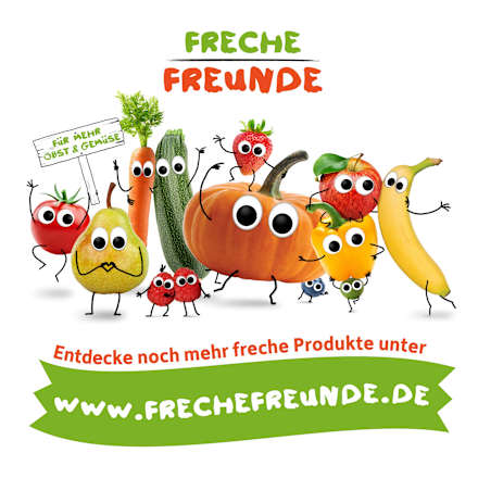 Quetschie Obst & Gemüse ab 6 Monaten, (4x100 g) Freche Freunde