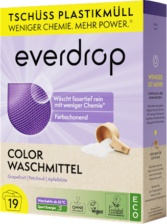 Colorwaschmittel Pulver everdrop