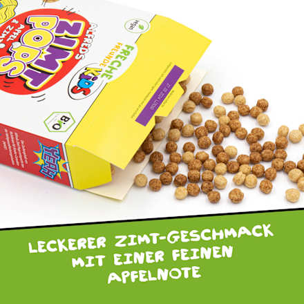 Kindermüsli Apfel-Zimt-Kugeln, ab 3 Jahren Freche Freunde