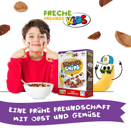Kindermüsli Schoko Chips Kakao & Banane, ab 3 Jahren Freche Freunde