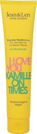 Handcreme kamilleon times Jean&Len
