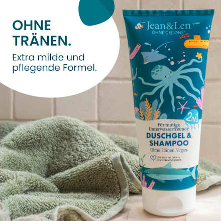 Kinder Dusche &Shampoo Unterwasserfreunde  Jean&Len