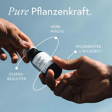Bitter Wildkräuter-Shot kruut