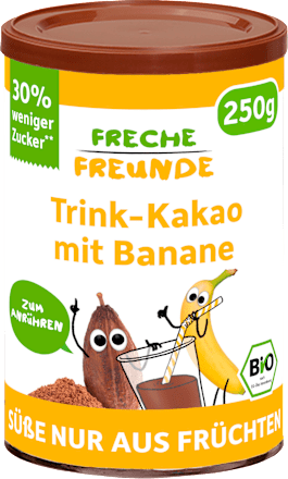Kakaopulver, Trink-Kakao mit Banane  Freche Freunde