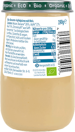 Fruchtreis Banane & Apfel ab 8 Monaten  Freche Freunde