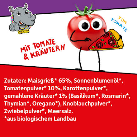 Kindersnack Knusper Kringel Pizza Style Freche Freunde